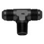 FRAGOLA FRG482610-BL 10an  to 1/2 MPT On-Run Tee  Fitting Black