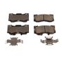PowerStop 17-1784 PowerStop - Z17 Low-Dust Ceramic Brake Pads with Hardware