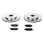 PowerStop K2958 Z23 Daily Driver Carbon-Fiber Ceramic Brake Pad and Drilled & Slotted Rotor Kit