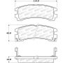 Stoptech 308.04010 Street Brake Pads