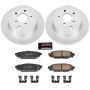 PowerStop CRK6107 Genuine Geomet Coated Rotor and Low-Dust Ceramic Brake Pad Kit
