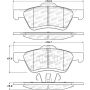 Stoptech 305.10470 Street Select Brake Pads