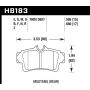 Hawk Performance HB183D.585 ER-1 Disc Brake Pad