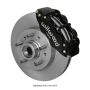 Wilwood 140-14474 Narrow Superlite 6R Front Brake Kit 11.86in Black 64-70 GM C10 w/ Factory Drum Spindles