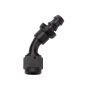 ALLSTAR PERFORMANCE ALL49432 Pushlock Hose End Black 45 Deg Elbow -6