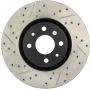 Stoptech 127.04004R Slotted & Drilled Sport Brake Rotor