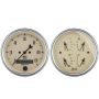 AutoMeter 1800 GAUGE KIT, 2 PC., QUAD & SPEEDOMETER, 3 3/8