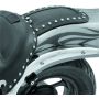 Mustang Motorcycle 78049 Mustang 01-04 Suzuki 80 Volusia, 05-08 Boulevard C50, 08-09 C109R Fender Bib w/Studs - Black