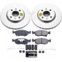 PowerStop CRK6290 Genuine Geomet Coated Rotor and Carbon-Fiber Ceramic Brake Pad Kit