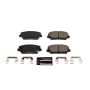 PowerStop Z23-1827 PowerStop - Z23 Daily Driver Carbon-Fiber Ceramic Brake Pads with Hardware Kit