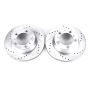PowerStop EBR1079XPR PowerStop Evolution Performance Drilled, Slotted & Plated Brake Rotor Pair