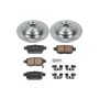 PowerStop KOE5854 OE Stock Replacement Low-Dust Ceramic Brake Pad and Rotor Kit