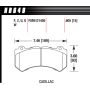 Hawk Performance HB649Z.605 Performance Ceramic Disc Brake Pad