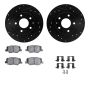 Dynamic Friction 8512-80046 Rotor Kit