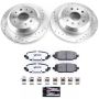 PowerStop K7943-36 Z36 Truck and SUV Carbon-Fiber Ceramic Brake Pad and Drilled & Slotted Rotor Kit