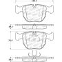 Stoptech 308.06811 Street Brake Pads