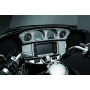 Kuryakyn 7240 Deluxe Tri-Line Stereo Trim Kit 14-Up Touring Models Chrome