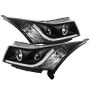 SPYDER 5074164 Projector Headlights - Light Tube - DRL - Black