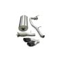 Corsa Performance 14202BLK 3.0in. Cat-Back Single Side Exit with Twin 4.0in. Black PVD Pro-Series Tips