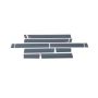 Putco 9751455BP 11-16 Ford SuperDuty - Crew Cab 8ft (12pcs - 6.25in Wide) Black Platinum Rocker Panels