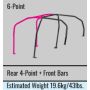 Cusco 560 265 B Chro-moly Roll Cage Through Dash 6 Point CP9A (S/O / No Cancel)
