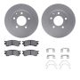 Dynamic Friction 4512-80054 Rotor Kit