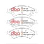 DBA DB2074XP 11-15 Ford Ranger 2.2L Diesel 2Dr XP Performance Front Brake Pads