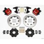 Wilwood 140-10209-R Combination Parking Brake Rear Kit 12.19in Red Civic / Integra Drum 2.46 Hub Offset