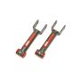 BMR Suspension UTCA004H Upper Control Arms, DOM, Non-adjustable, Polyurethane Bushings