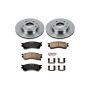 PowerStop KOE788 OE Stock Replacement Low-Dust Ceramic Brake Pad and Rotor Kit