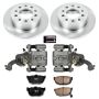 PowerStop KCOE170A OE Stock Replacement Low-Dust Ceramic Brake Pad, Rotor and Caliper Kit