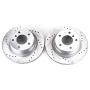 PowerStop EBR1216XPR PowerStop Evolution Performance Drilled, Slotted & Plated Brake Rotor Pair