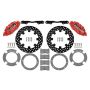 Wilwood 140-16629-DR 17-21 Can-Am X3RS Red 6-Piston Rear Kit 11.25in - Drilled Rotors