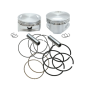 S&S Cycle 92-1422 86-03 XL 4in x 4-5/8in Piston Set - .020in