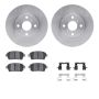 Dynamic Friction 6512-91014 Rotor Kit