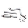 AWE Tuning 3015-23103 20-21 Jeep Gladiator JT 3.6L Tread Edition Cat-Back Single Side Exhaust - Diamond Blk Ti