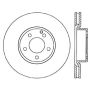 Stoptech 128.35110L Drilled Sport Brake Rotor