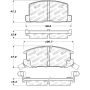 StopTech Street Touring 1/90-95/00-05 Toyota MR2/Spyder Rear Brake Pads