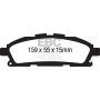 EBC Brakes DP61877 6000 Series Greenstuff Truck/SUV Brakes Disc Pads