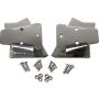 Kentrol 03-06 Jeep Wrangler TJ Mirror Relocation Bracket Pair - Polished Silver