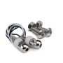 Design Engineering 30309 Lite'N Boltz Licenese Kit Polished 4pk