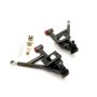 BMR Suspension AA002H BMR 93-02 F-Body Adj. Lower A-Arms Poly/Rod End Combo - Black Hammertone