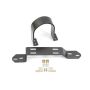 BMR Suspension DSL460H BMR 83-87 GM G-Body Driveshaft Safety Loop Front - Black Hammertone