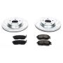 PowerStop K241 Z23 Daily Driver Carbon-Fiber Ceramic Brake Pad and Drilled & Slotted Rotor Kit