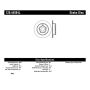 StopTech 5/93-98 Toyota Supra (Exc Turbo) Drilled Left Rear Rotor