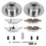 PowerStop K5130-26 Z26 Street Performance Ceramic Brake Pad and Drilled & Slotted Rotor Kit