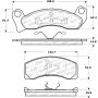 Stoptech 308.02000 Street Brake Pads