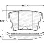 Stoptech 305.10570 Street Select Brake Pads