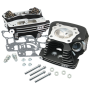 S&S Cycle 106-3233 08-16 Touring Super Stock 79cc Cylinder Head Kit - Wrinkle Black