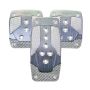 NRG Aluminum Sport Pedal M/T - Gunmetal w/Silver Carbon